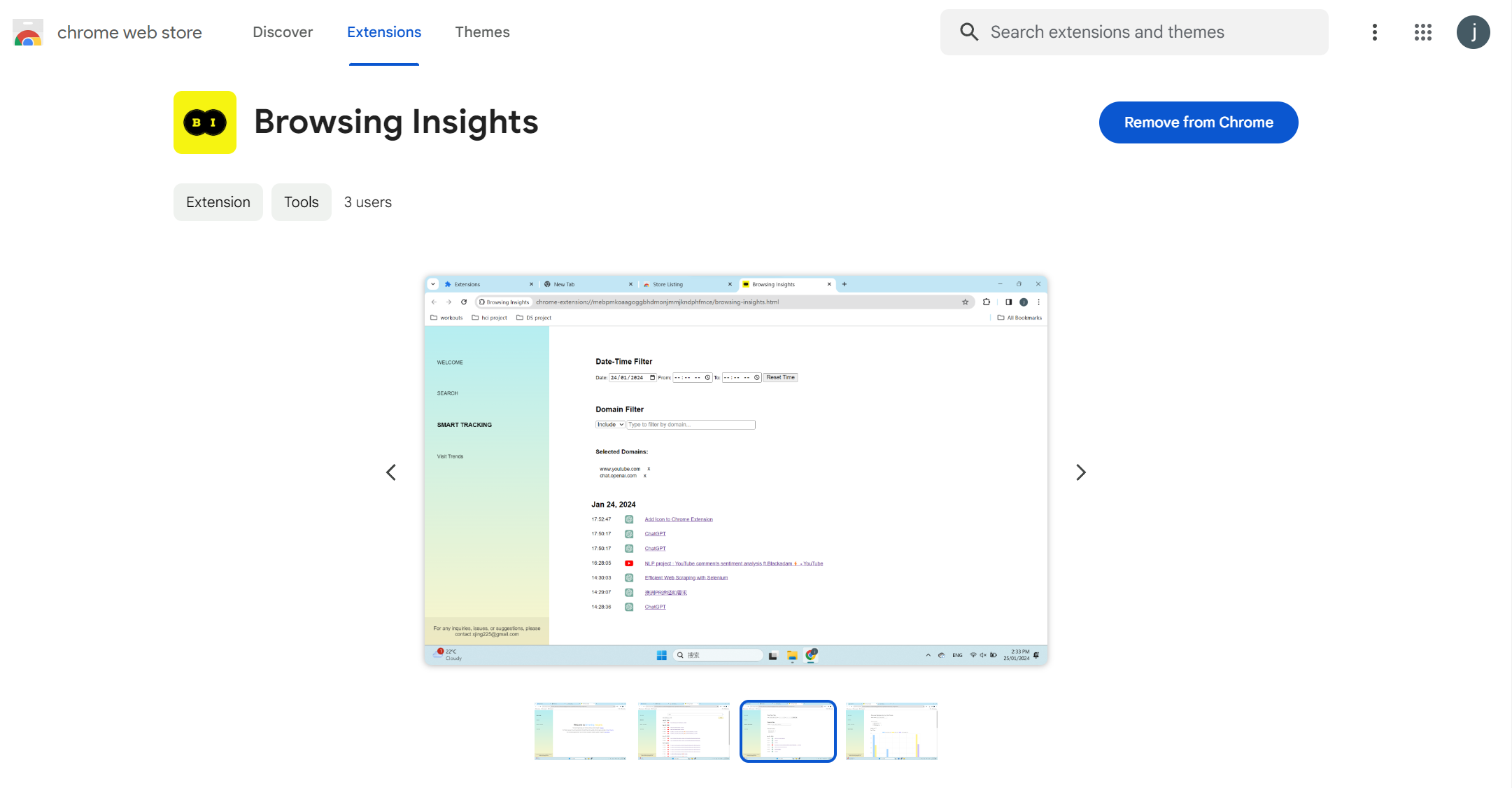 Browsing Insights